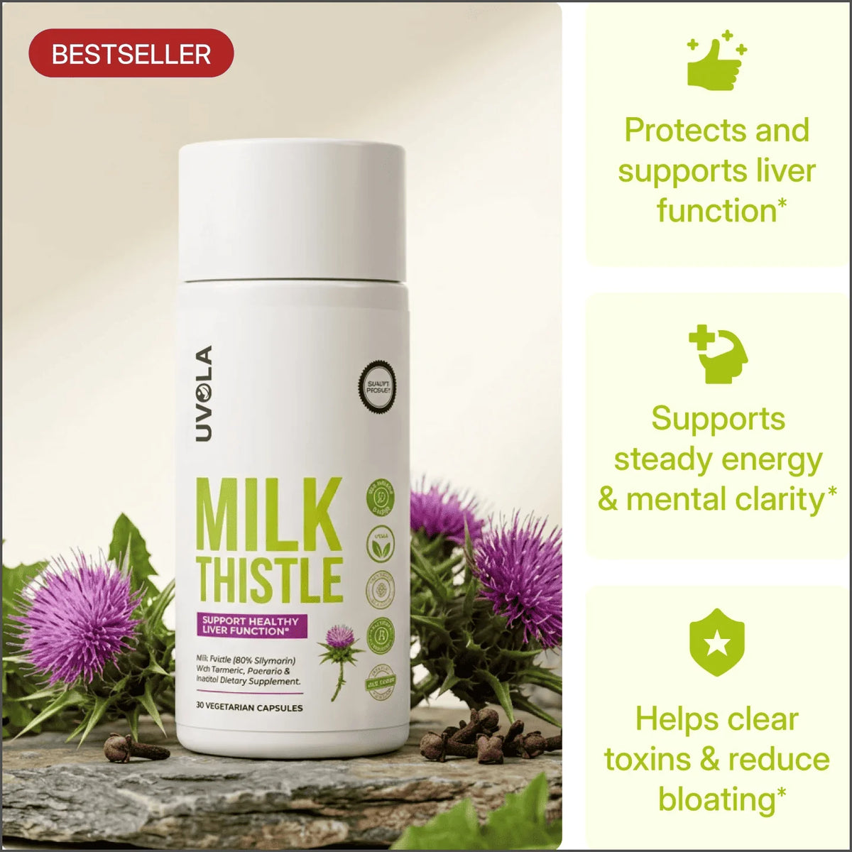 Uvora - Milk Thistle Support